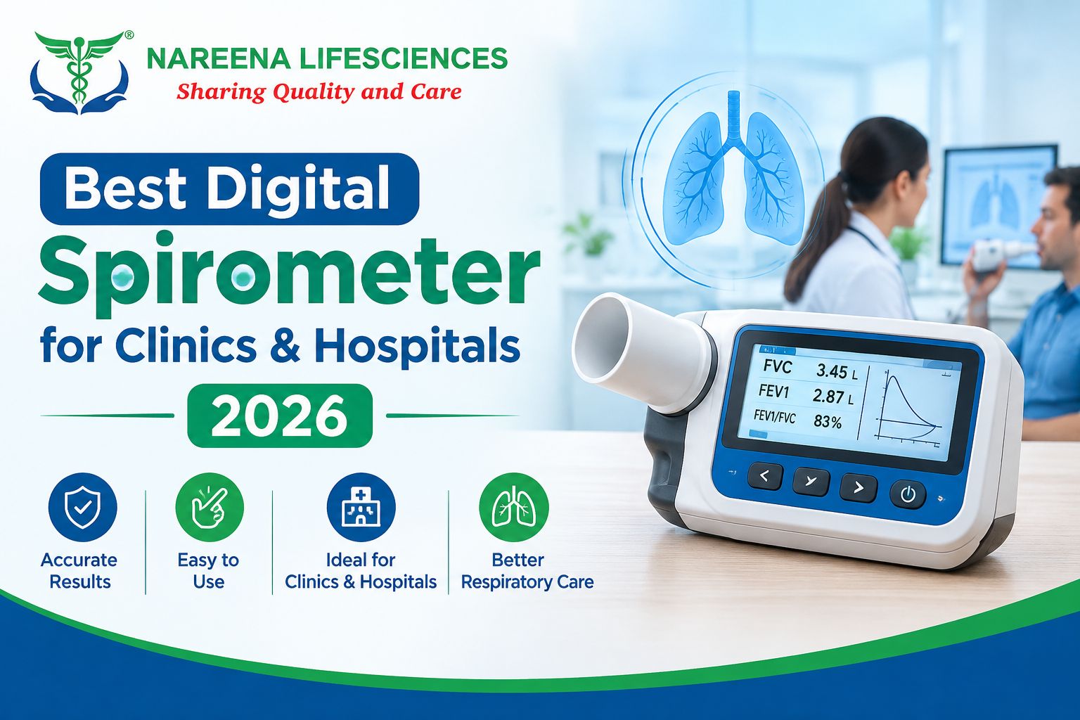 Best Digital Spirometer for Clinics & Hospitals 2026